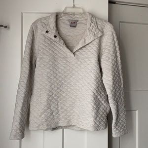 Quilted pull over